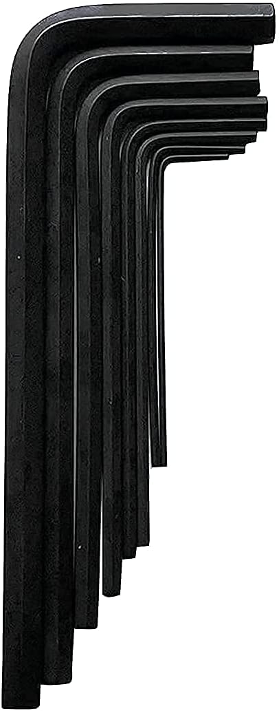 NordWolf 8-Piece Metric Short Allen Wrench Set, S2 Steel Mini Hex L-Keys, Sizes 0.7mm to 4.0mm